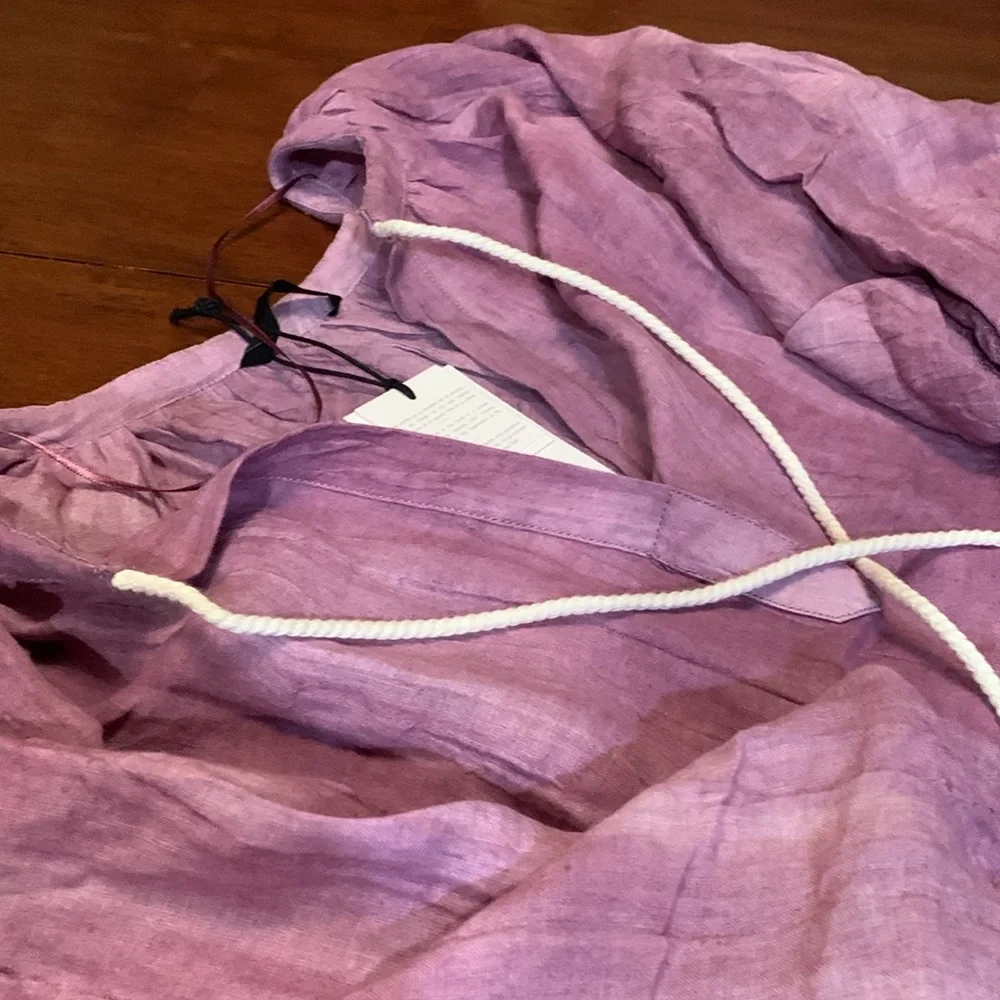 Brand new, high quality absolutely stunning 100% linen gorgeous dress,size Large - Picture 9 of 17